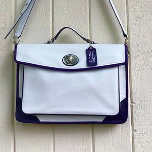 Women’s Coach Leather Slim Briefcase